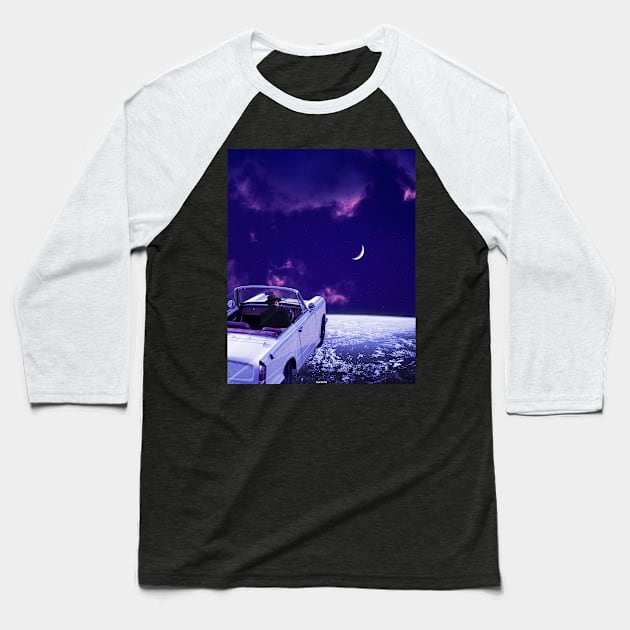 FLYING HOME ON A PURPLE NIGHT. Baseball T-Shirt by LFHCS